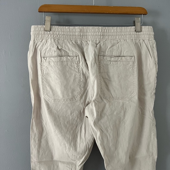 Lou & Grey Linen Pants Small Khaki - Picture 6 of 9